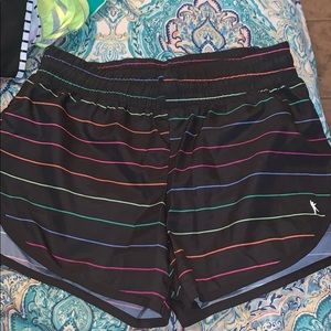 Danskin colorful striped shorts